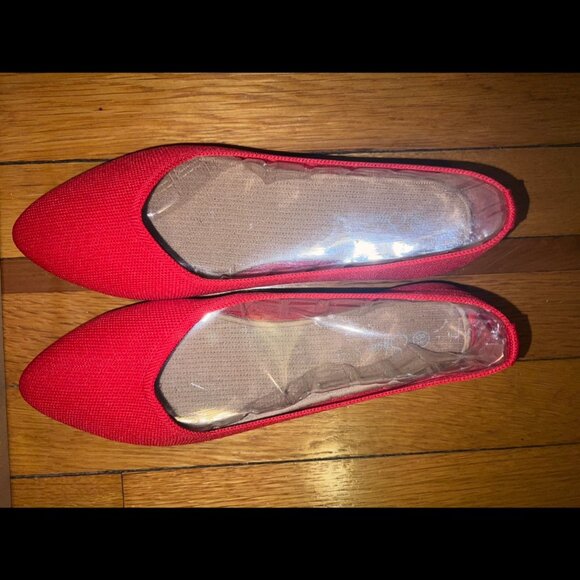 Shoe Land Carinne Pointed Toe Flats Knit - Women's Size 8.5 - Picture 5 of 7
